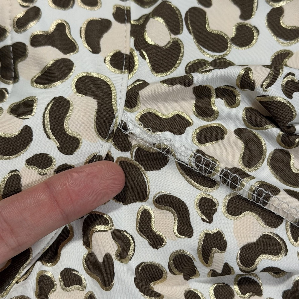 Lulu-B Lulu B Women's Size XL Leopard Animal Print Zip Up Jacket - Picture 6 of 9